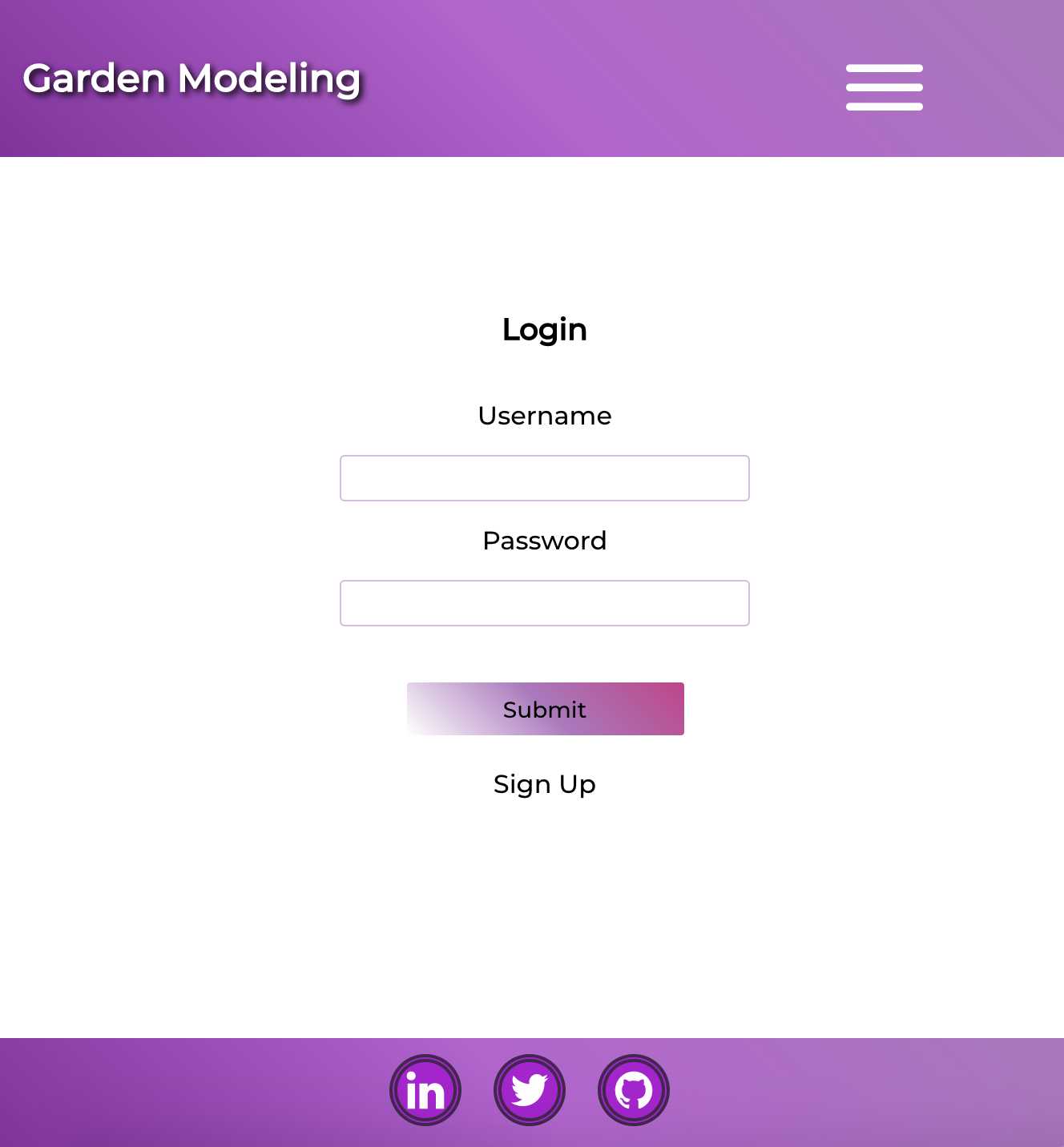 Garden Modeling